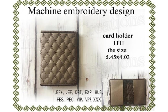 Card Case in the Hoop: A Versatile Embroidery Design