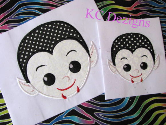 Cute and Charming Vampire Boy Applique