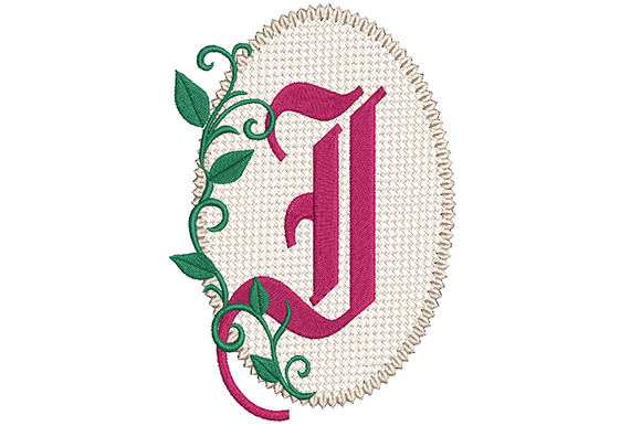 Olde English Monogram Letter I: A Charming Addition