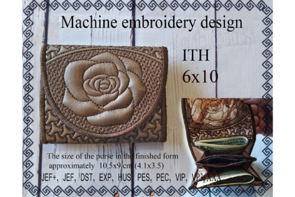 Small Wallet in the Hoop: A Versatile Embroidery Design